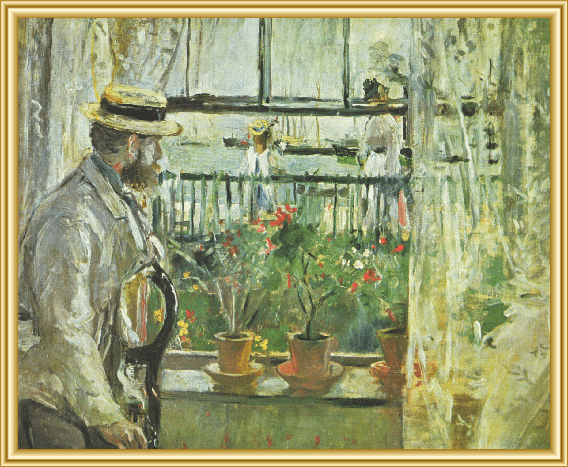 Eugène Manet en la Isla de Wight