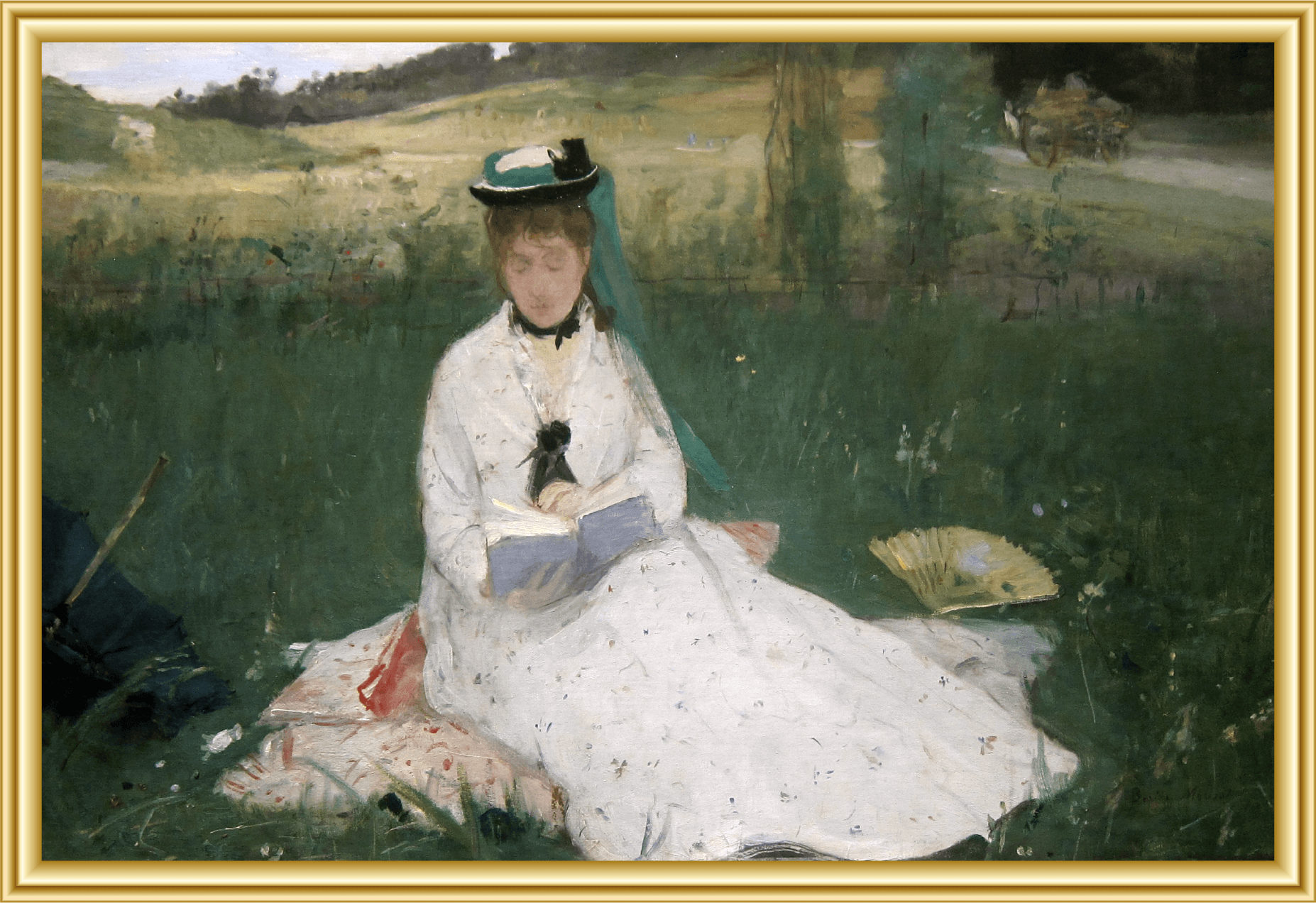 Reading (retrato de Edma Morisot)