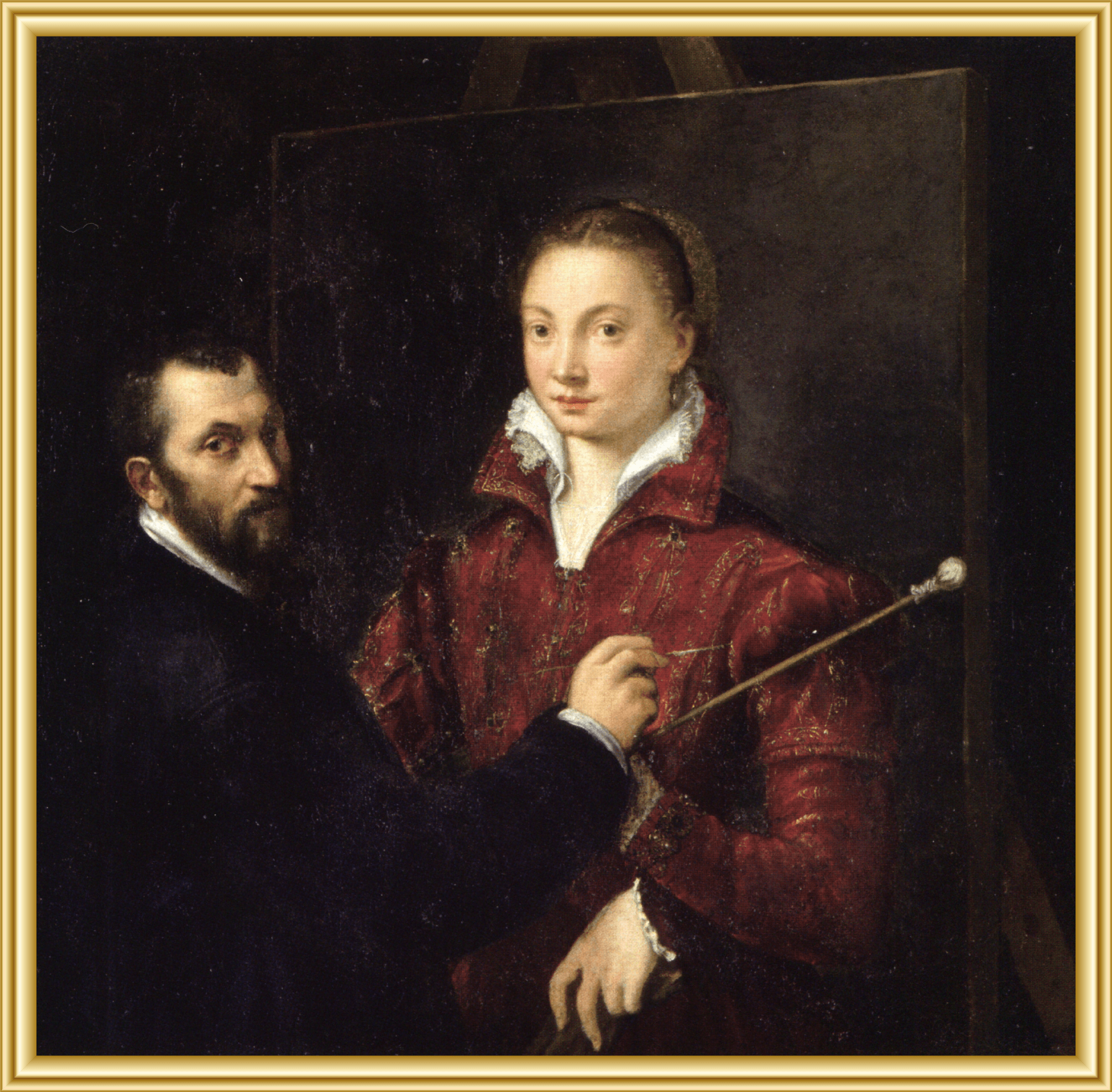 Autorretrato con Bernardino Campi