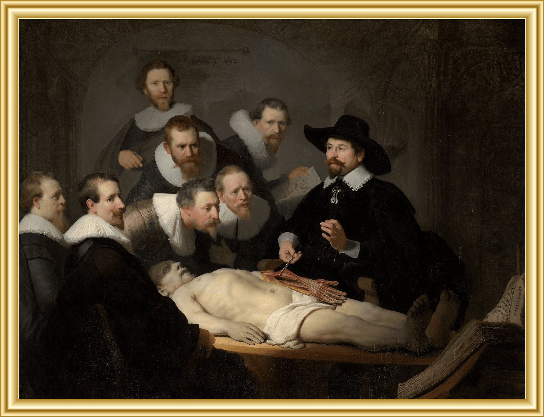 Lección de anatomía del Dr. Nicolaes Tulp